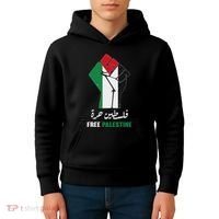 Free Palestine Free Gaza Palestinians Lives Matter Kids Hoodie thumb 4