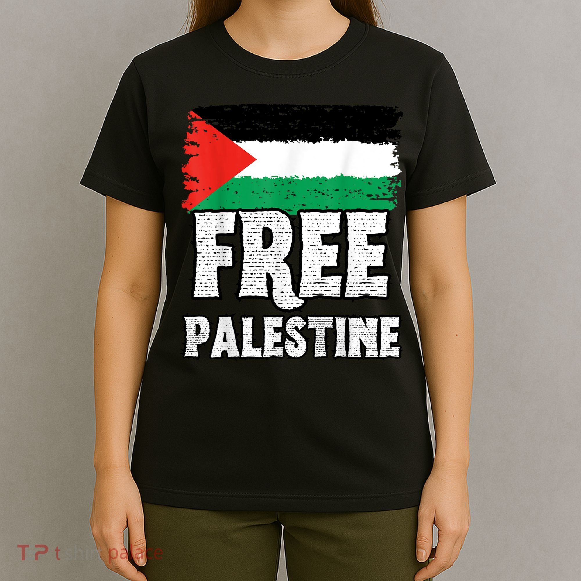 Free Palestine Flag T-Shirt