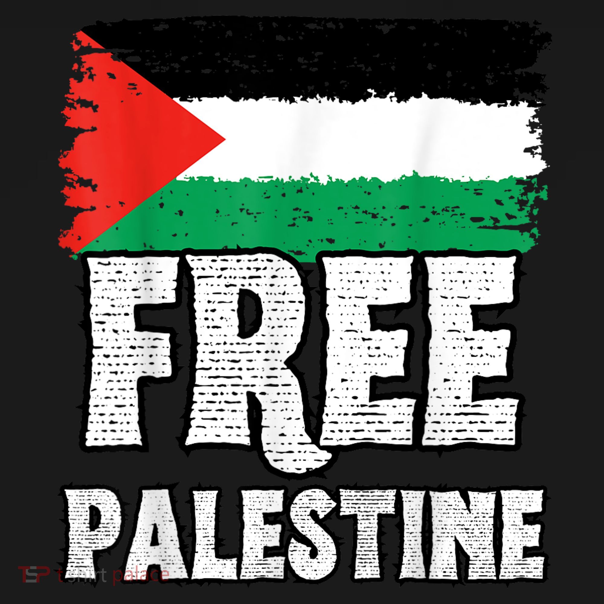 Free Palestine Flag T-Shirt