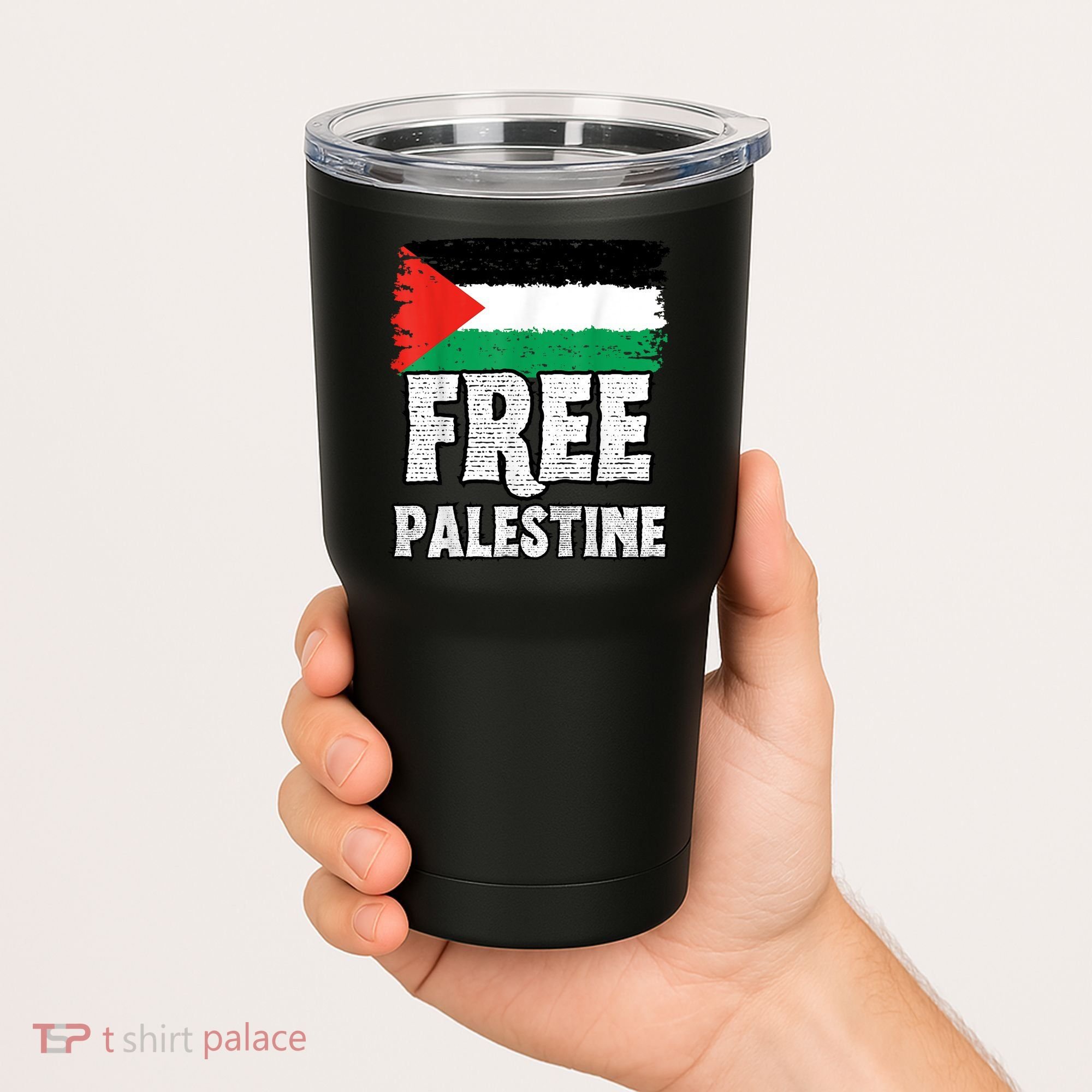 Free Palestine Flag Tumbler