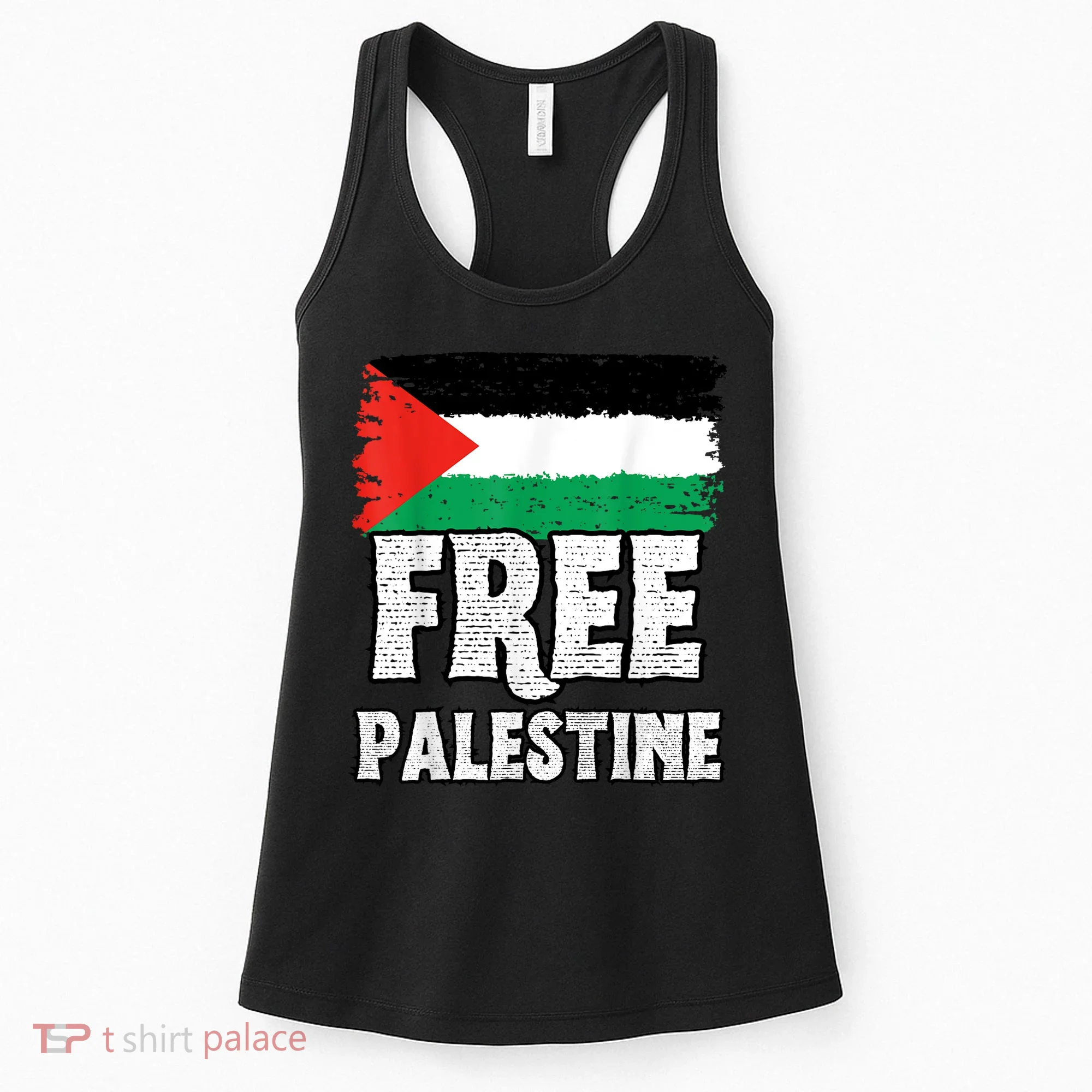 Free Palestine Flag Women's Tank Top