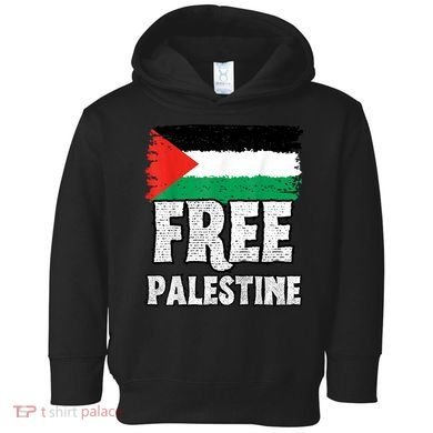Free Palestine Flag Toddler Hoodie