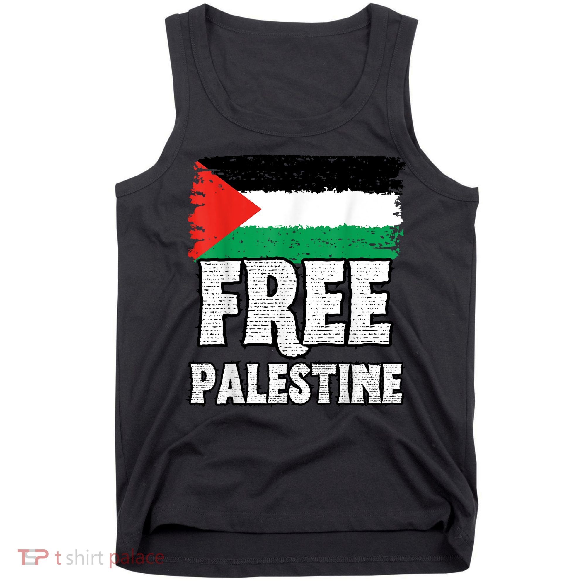 Free Palestine Flag Tank Top