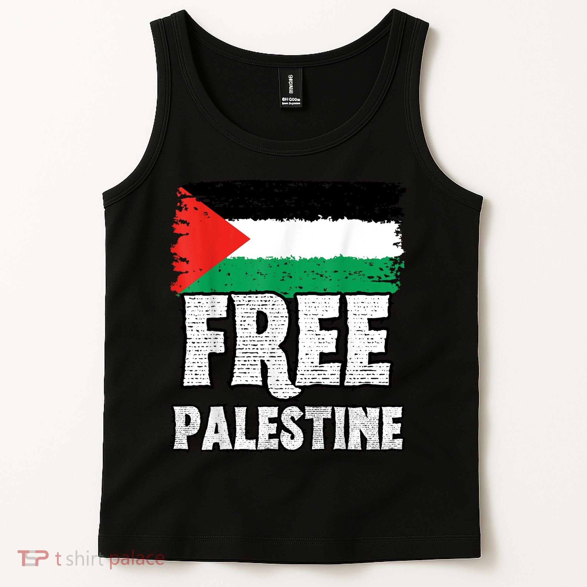 Free Palestine Flag Tank Top