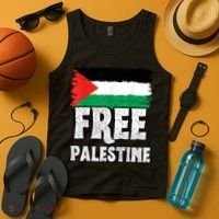 Free Palestine Flag Tank Top thumb 4
