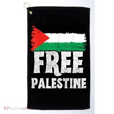 Free Palestine Flag Golf Towel