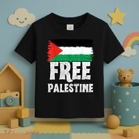 Free Palestine Flag Toddler T-Shirt thumb 3