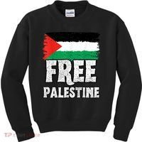 Free Palestine Flag Kids Sweatshirt thumb 0