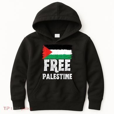 Free Palestine Flag Kids Hoodie