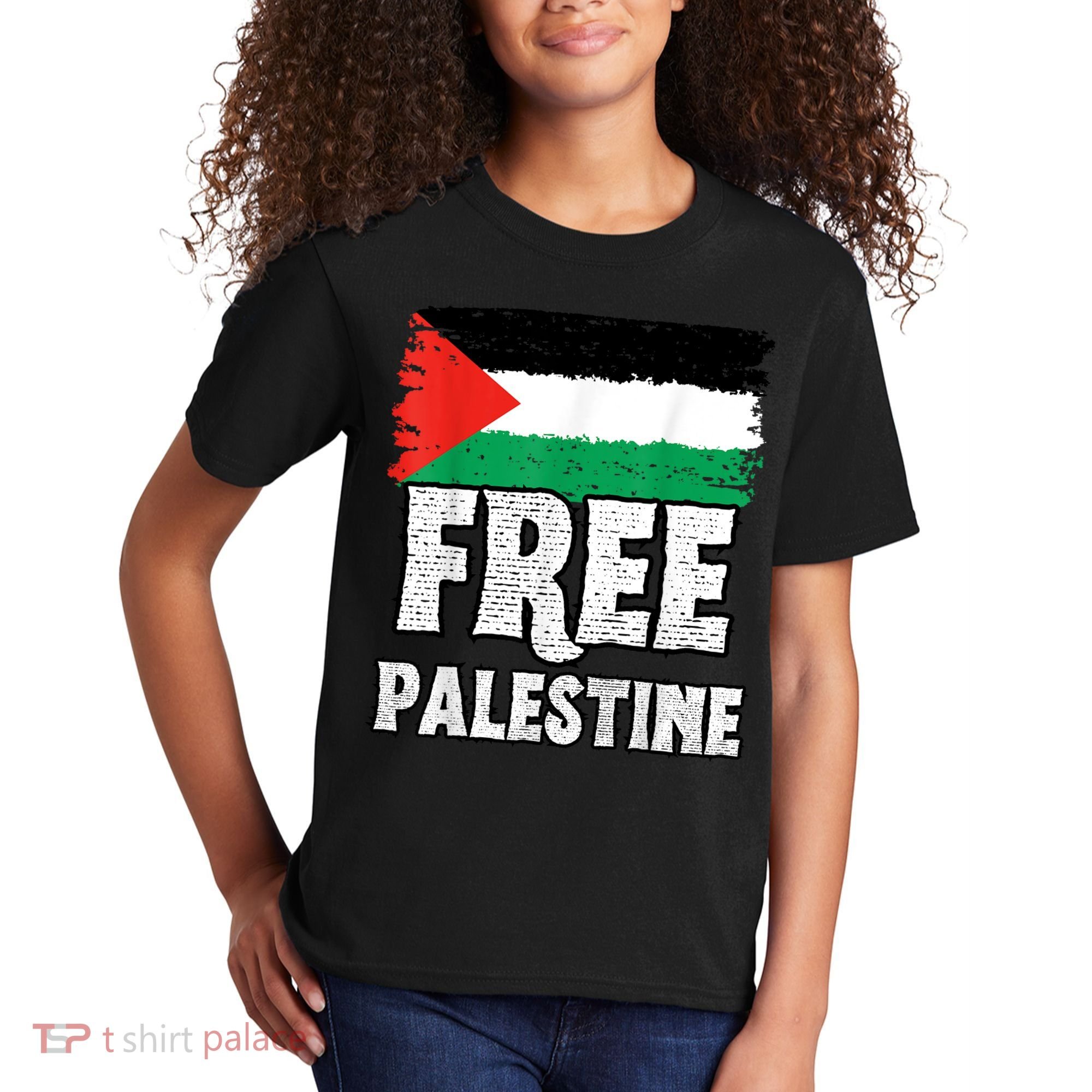 Free Palestine Flag Kids T-Shirt