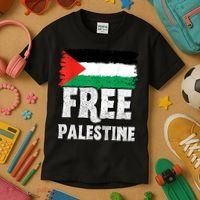 Free Palestine Flag Kids T-Shirt thumb 3
