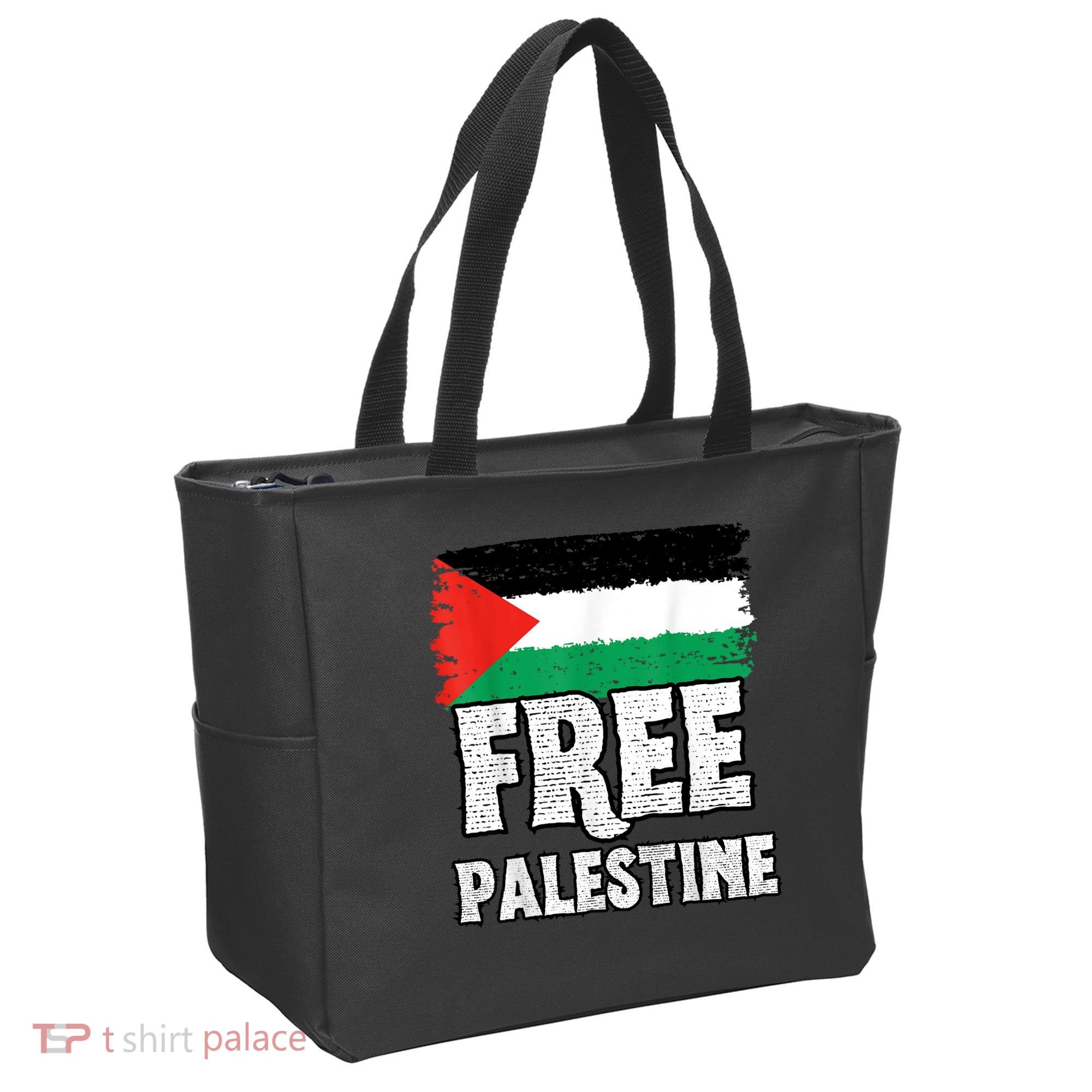 Free Palestine Flag Tote Bag
