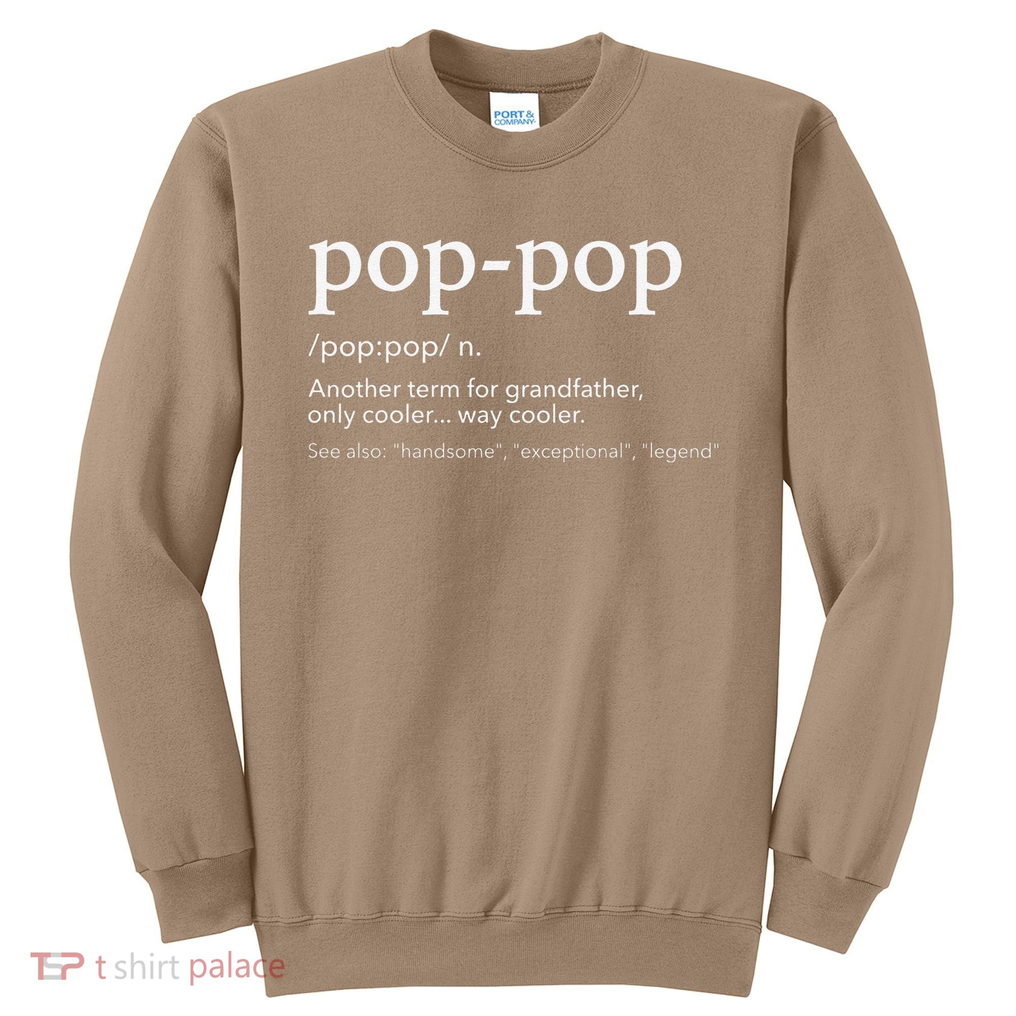Funny Poppop For Cool Grandpa For Fathers Day Sweatshirt