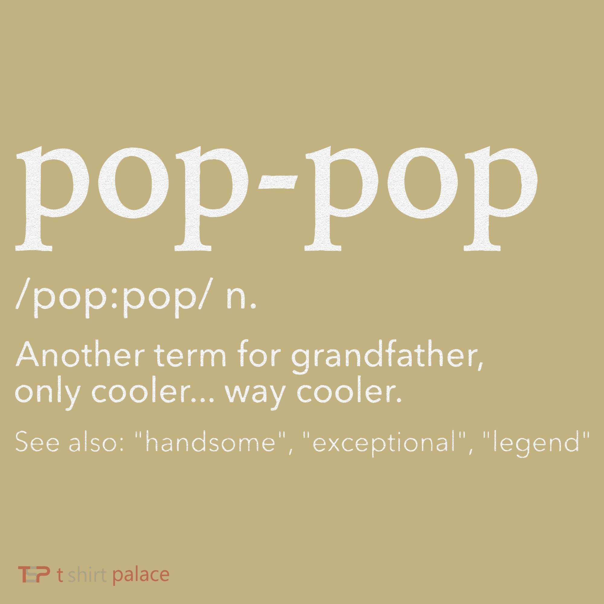 Funny Poppop For Cool Grandpa For Fathers Day Polo