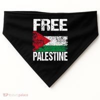 Free Palestine USA-Made Doggie Bandana thumb 0