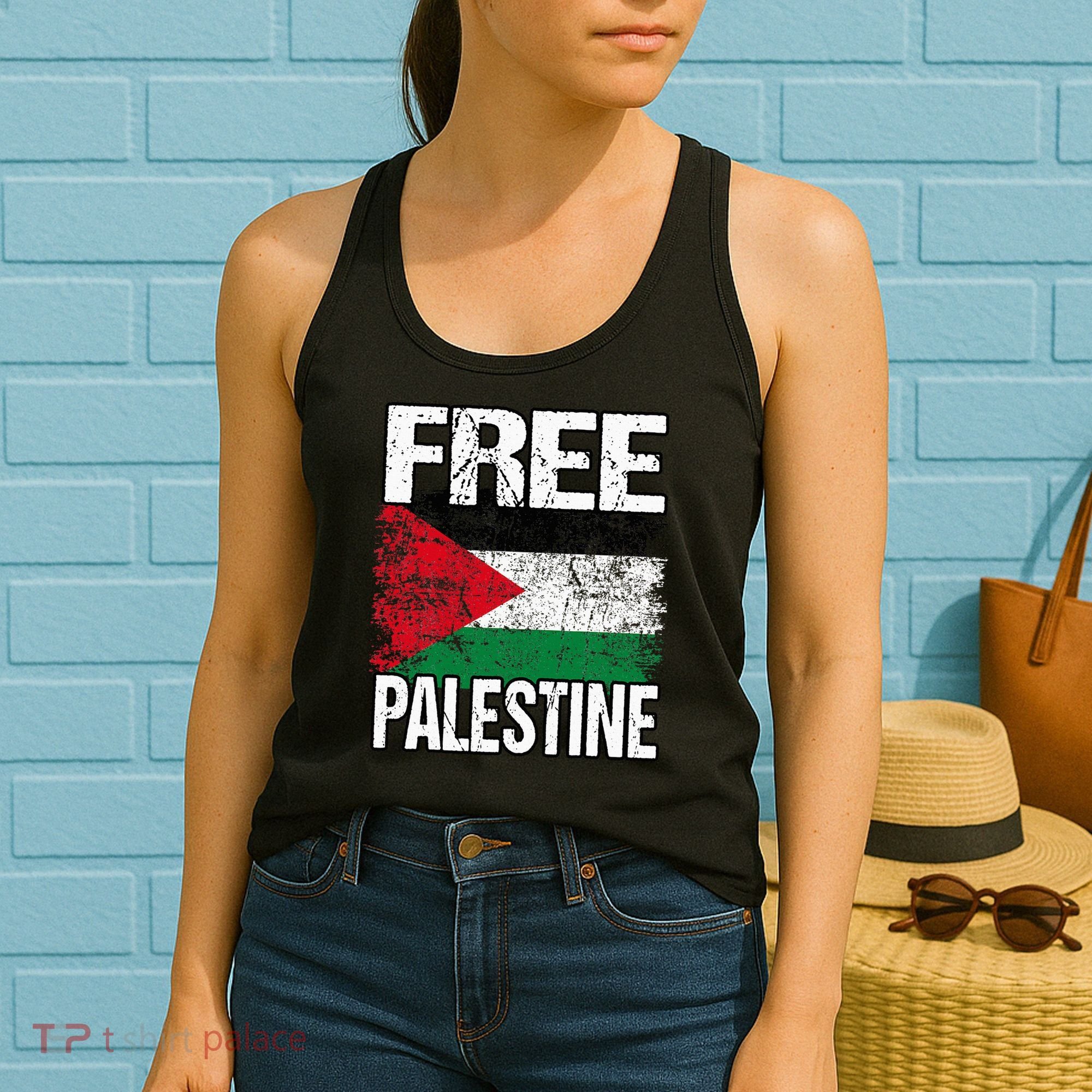 Free Palestine Women's Tank Top