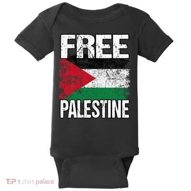Free Palestine Baby Bodysuit
