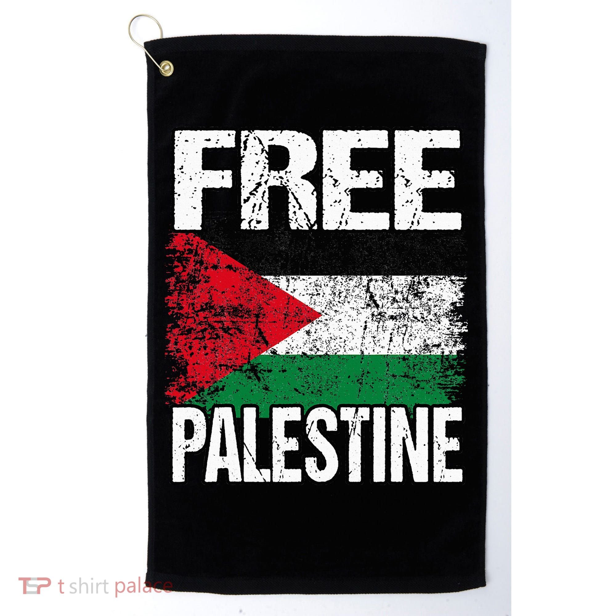 Free Palestine Golf Towel