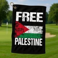 Free Palestine Golf Towel thumb 1