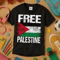 Free Palestine Kids T-Shirt thumb 3