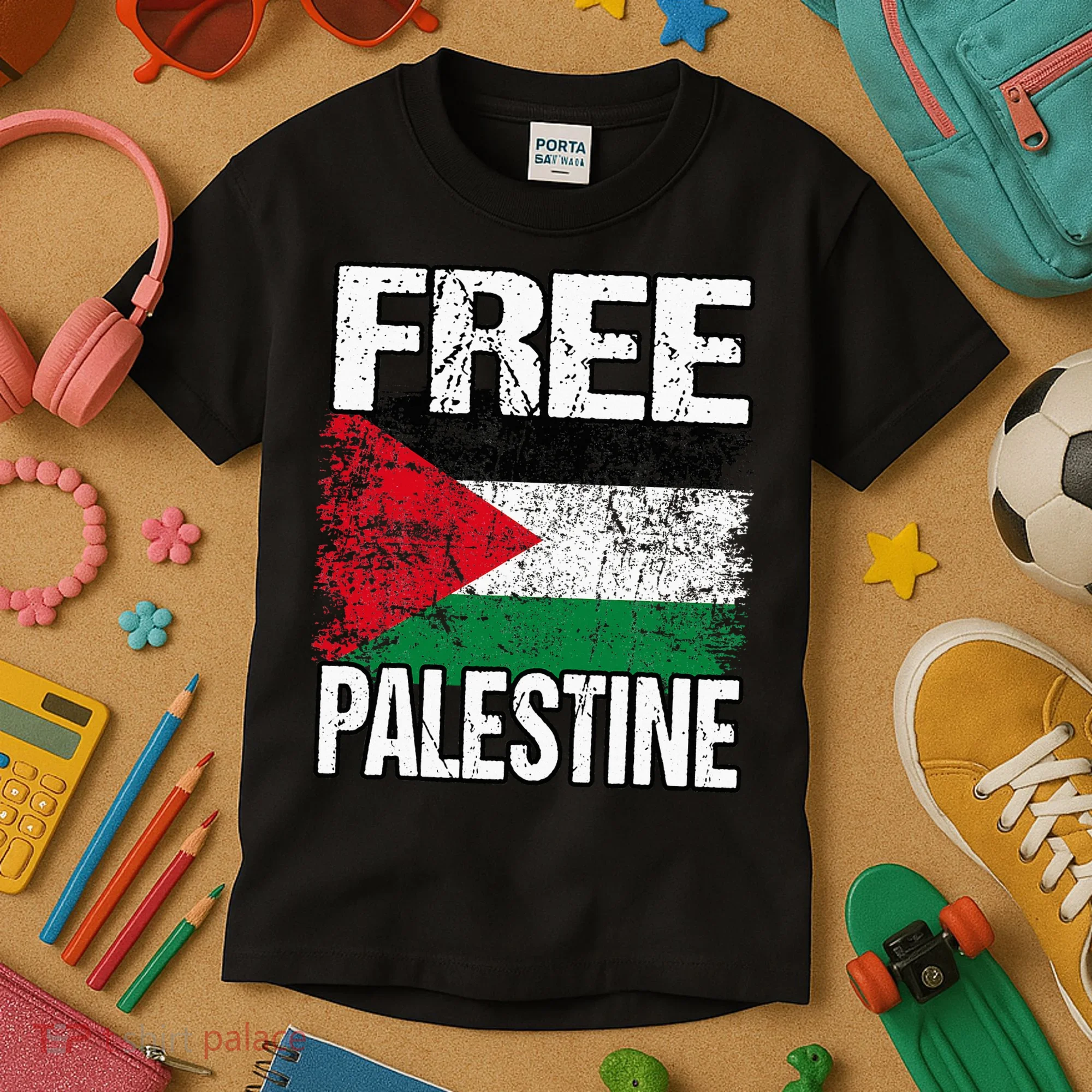 Free Palestine Kids T-Shirt
