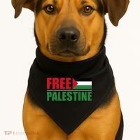 Free Palestine USA-Made Doggie Bandana thumb 1