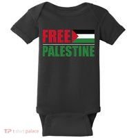 Free Palestine Baby Bodysuit thumb 0