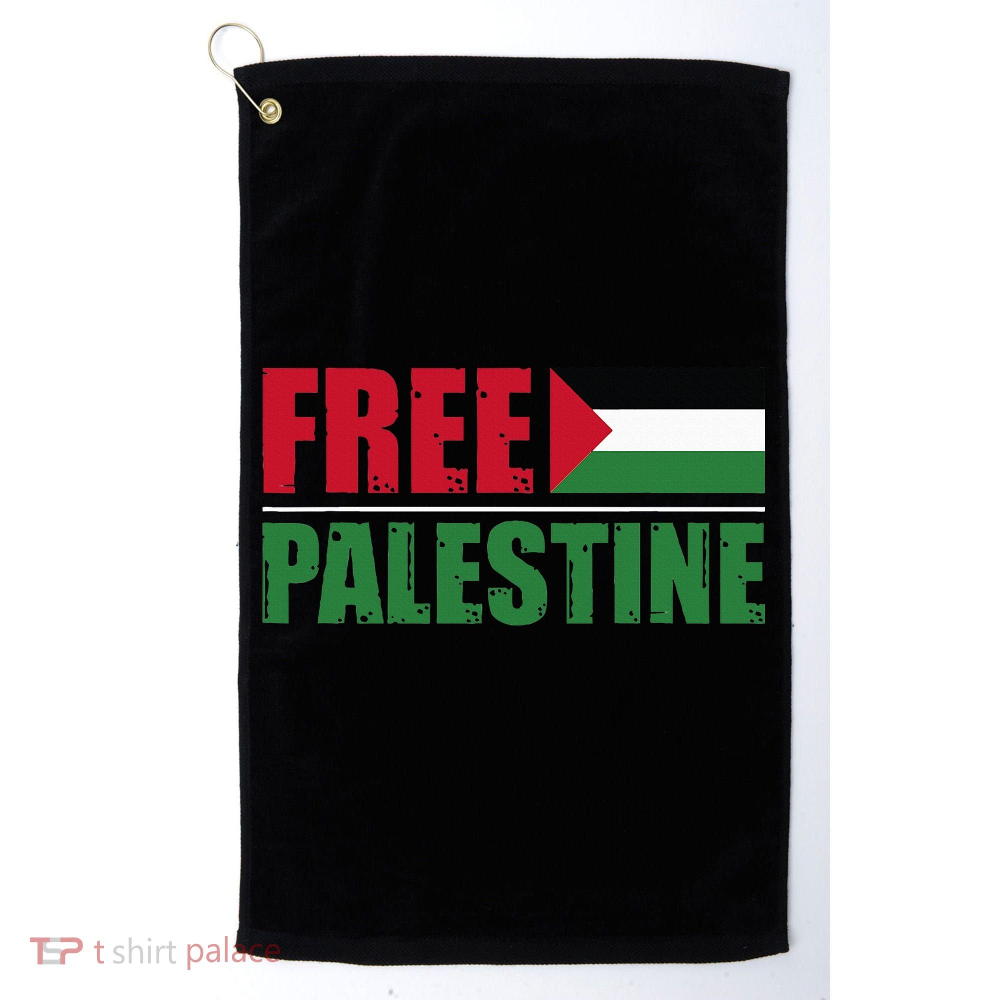Free Palestine Golf Towel