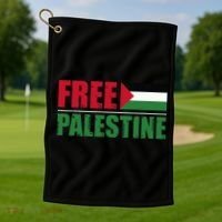Free Palestine Golf Towel thumb 1
