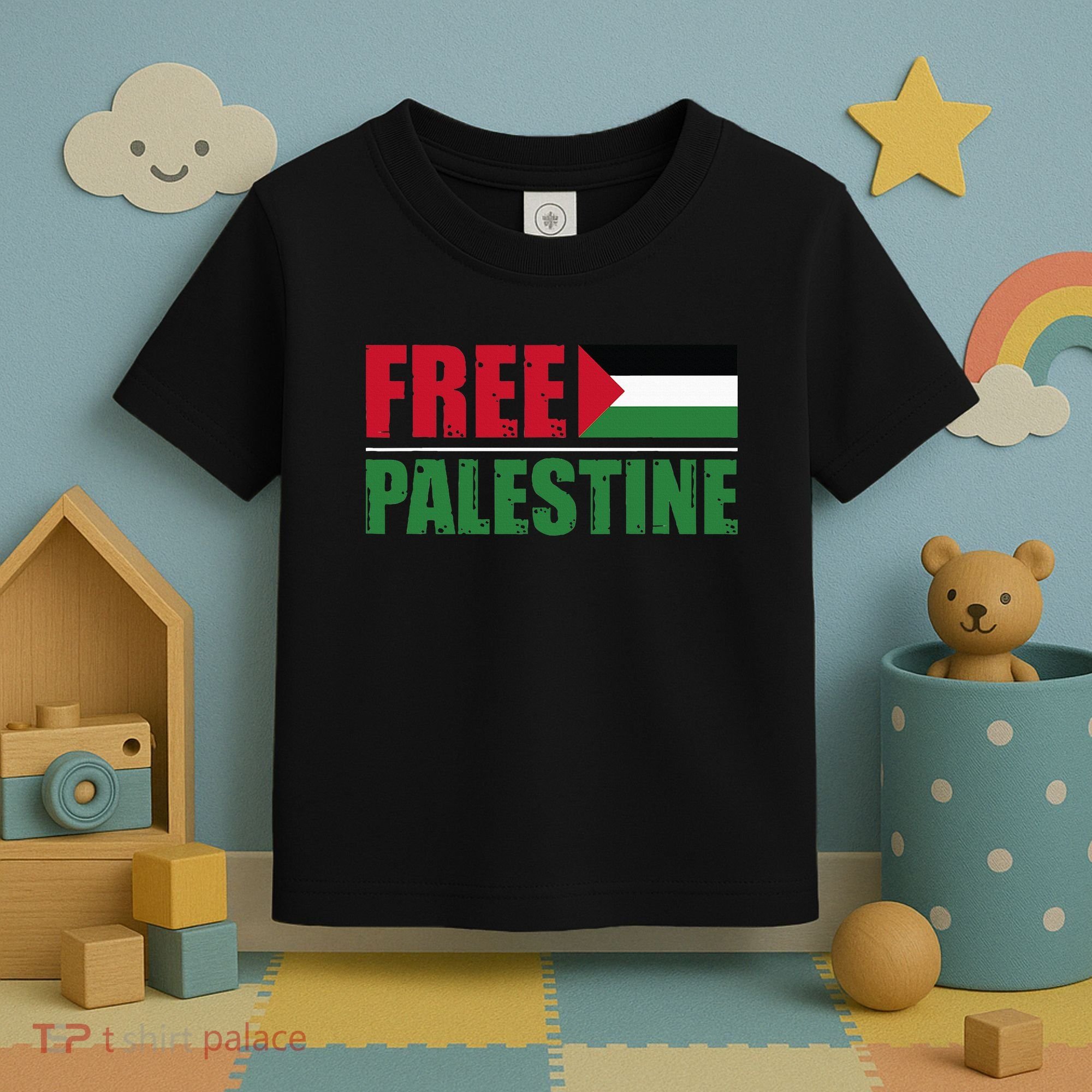 Free Palestine Toddler T-Shirt