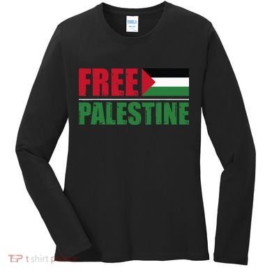 Free Palestine Women's Long Sleeve Shirt