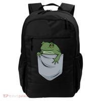 Frog Pocket For A Frog Fan Funny Backpack thumb 0