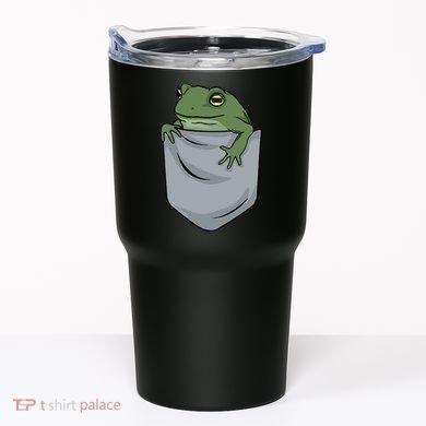 Frog Pocket For A Frog Fan Funny Tumbler