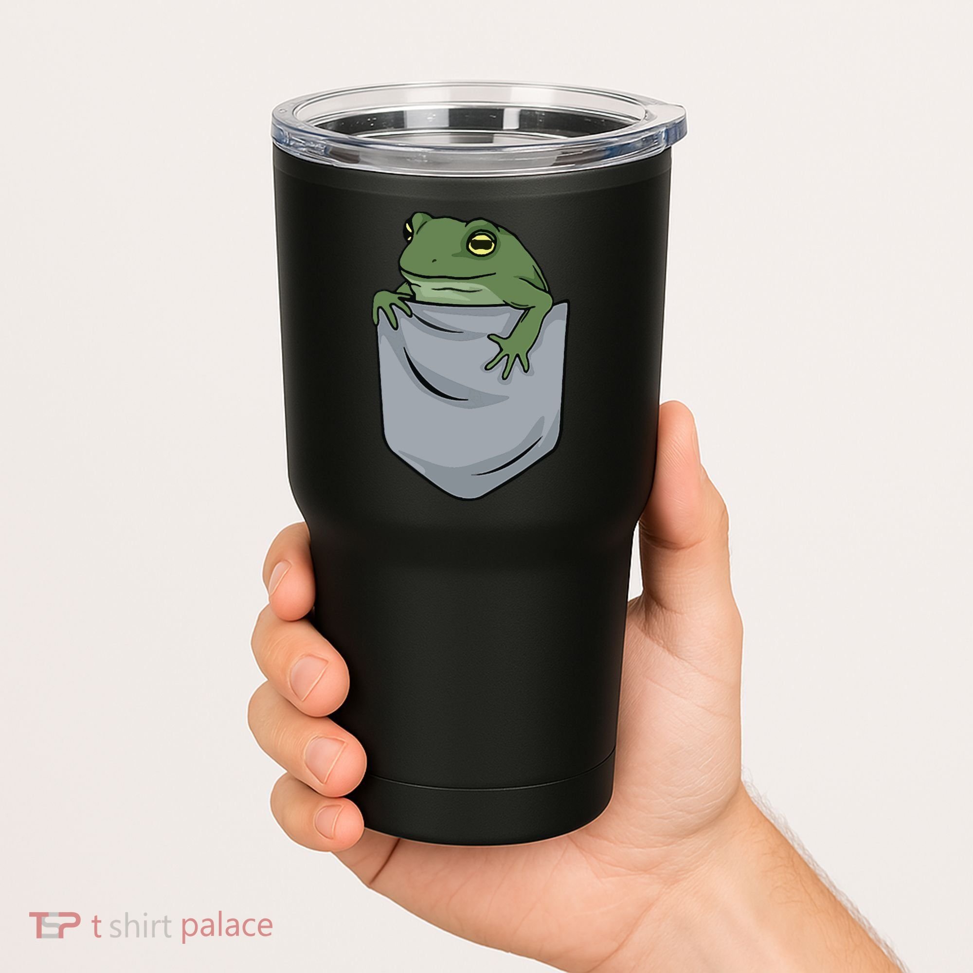 Frog Pocket For A Frog Fan Funny Tumbler