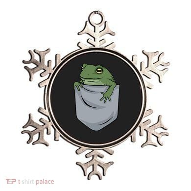Frog Pocket For A Frog Fan Funny Ornament