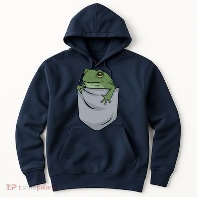 Frog Pocket For A Frog Fan Funny Hoodie