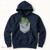 Frog Pocket For A Frog Fan Funny Hoodie thumb 0