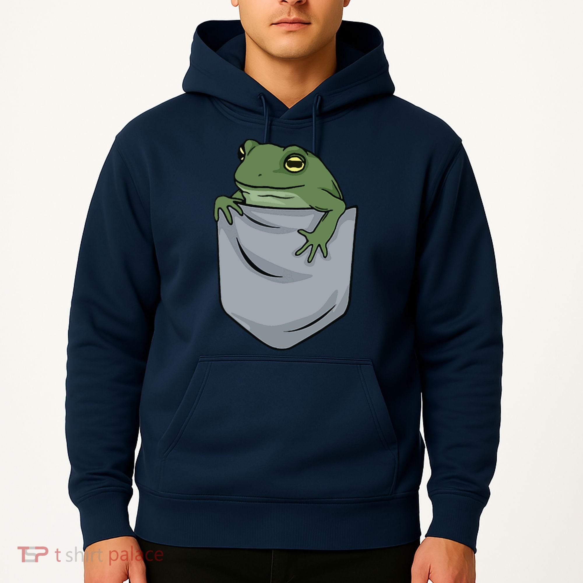 Frog Pocket For A Frog Fan Funny Hoodie