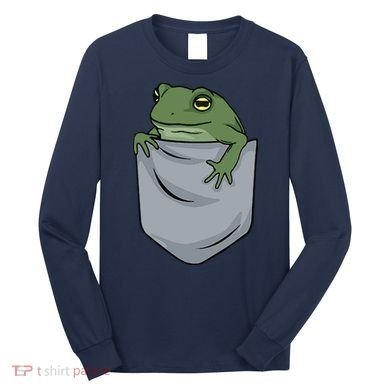 Frog Pocket For A Frog Fan Funny Long Sleeve Shirt