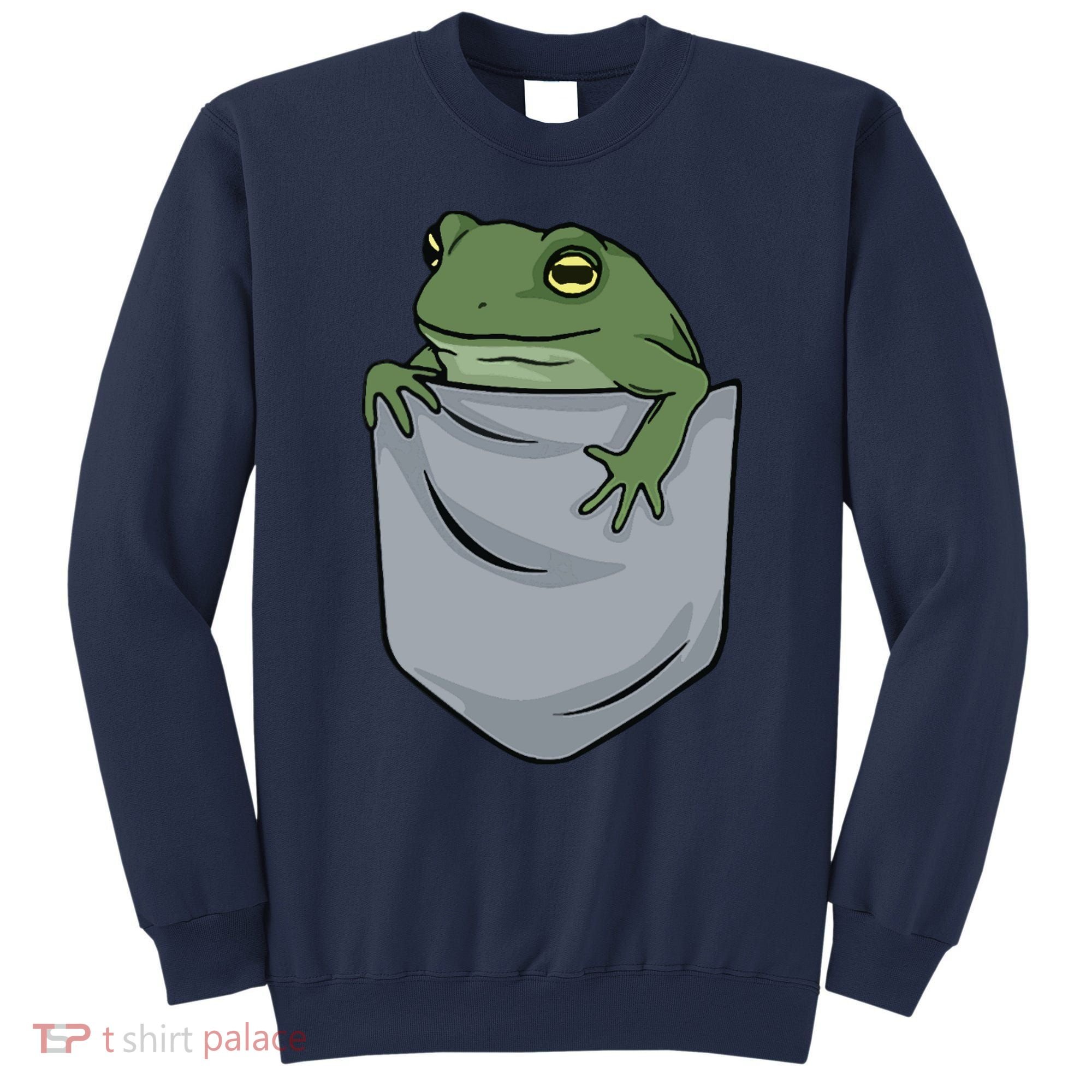 Frog Pocket For A Frog Fan Funny Sweatshirt