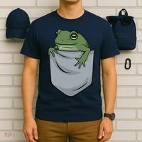 Frog Pocket For A Frog Fan Funny T-Shirt thumb 6