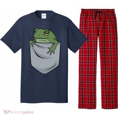 Frog Pocket For A Frog Fan Funny Pajama Set