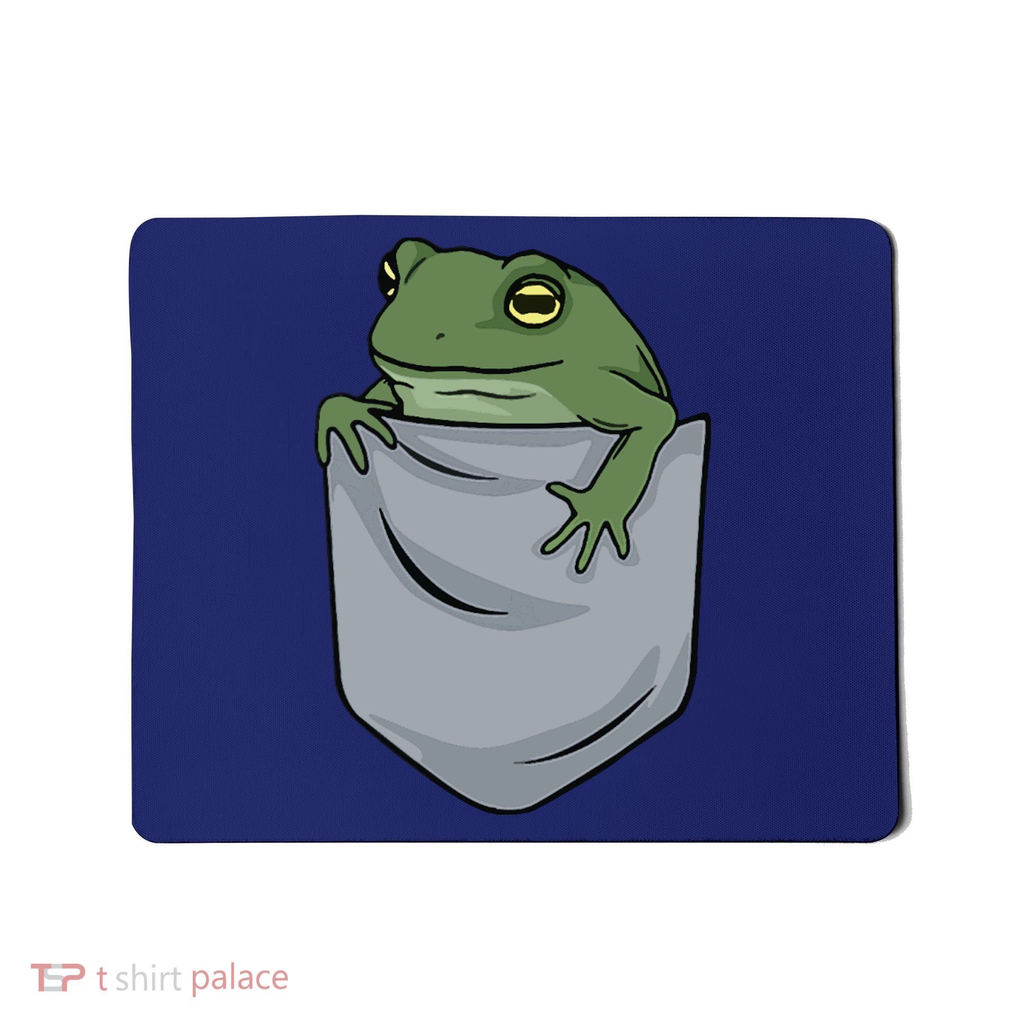 Frog Pocket For A Frog Fan Funny Mousepad