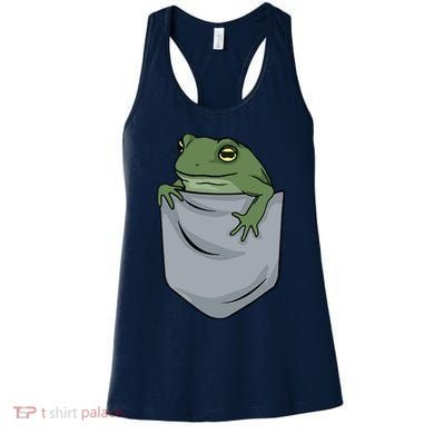 Frog Pocket For A Frog Fan Funny Women's Tank Top