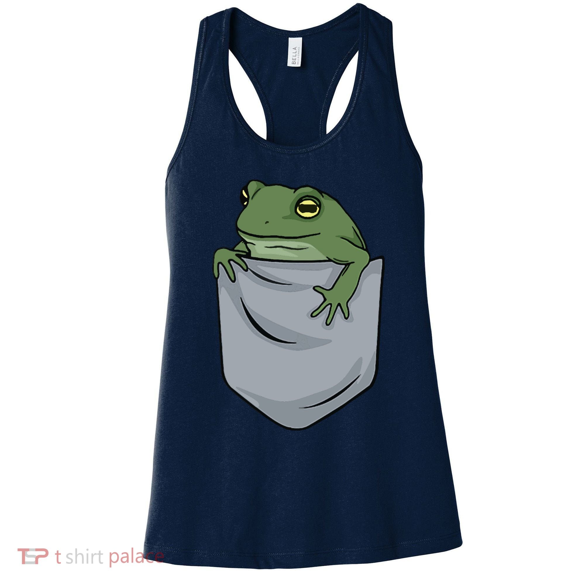 Frog Pocket For A Frog Fan Funny Women's Tank Top