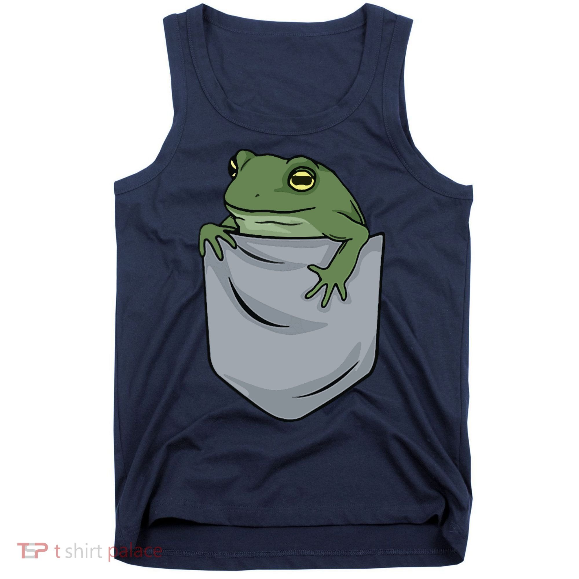 Frog Pocket For A Frog Fan Funny Tank Top