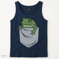Frog Pocket For A Frog Fan Funny Tank Top thumb 2
