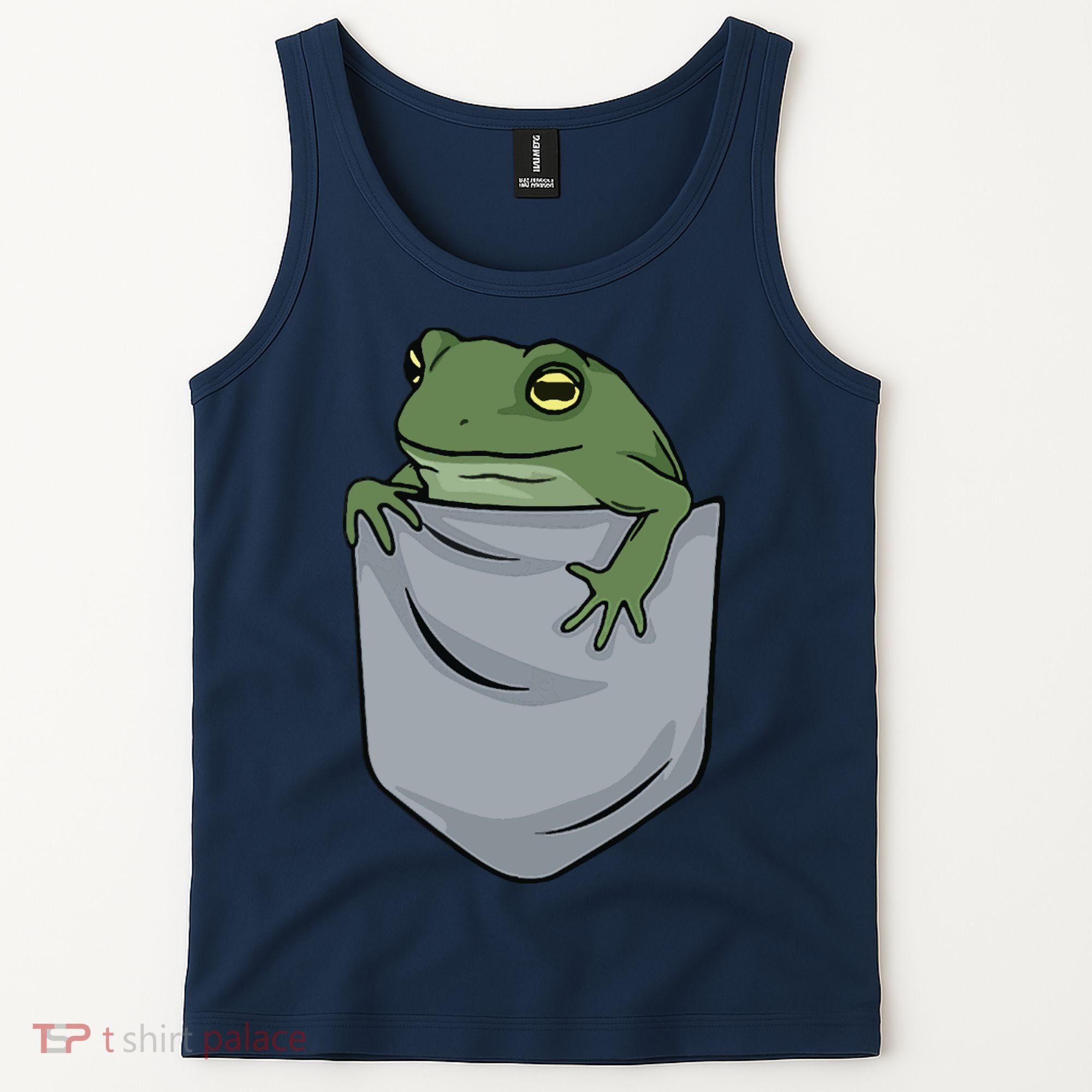 Frog Pocket For A Frog Fan Funny Tank Top