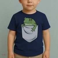 Frog Pocket For A Frog Fan Funny Toddler T-Shirt thumb 2