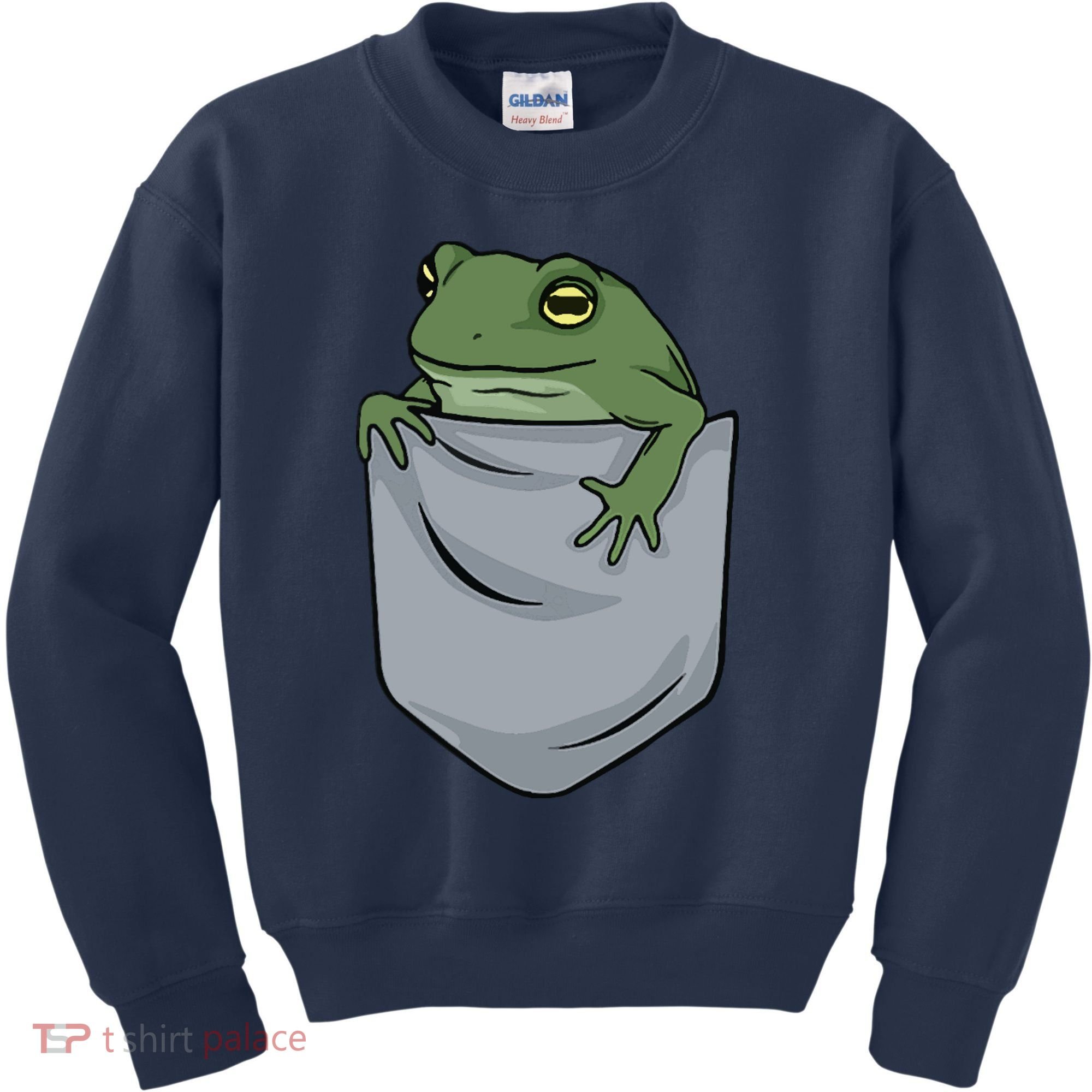 Frog Pocket For A Frog Fan Funny Kids Sweatshirt